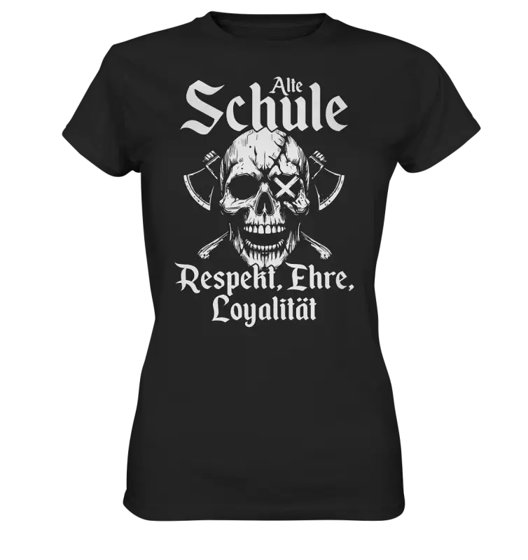 Alte schule - Damen Shirt - Black / XS - Lady-Shirts