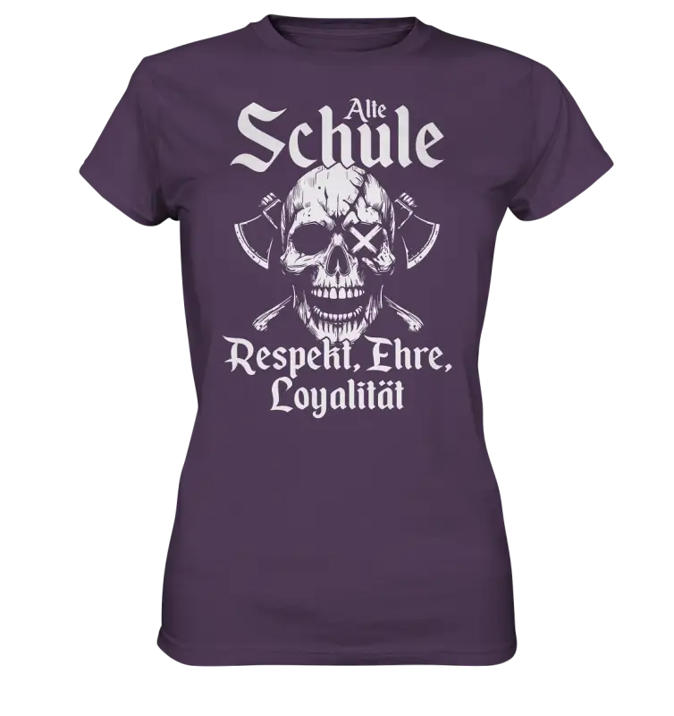 Alte schule - Damen Shirt - Urban Purple / XS - Lady-Shirts