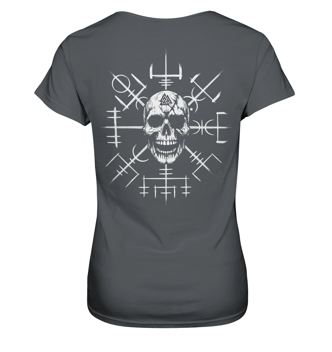 Viking Compass Skull - Ladies Premium Shirt