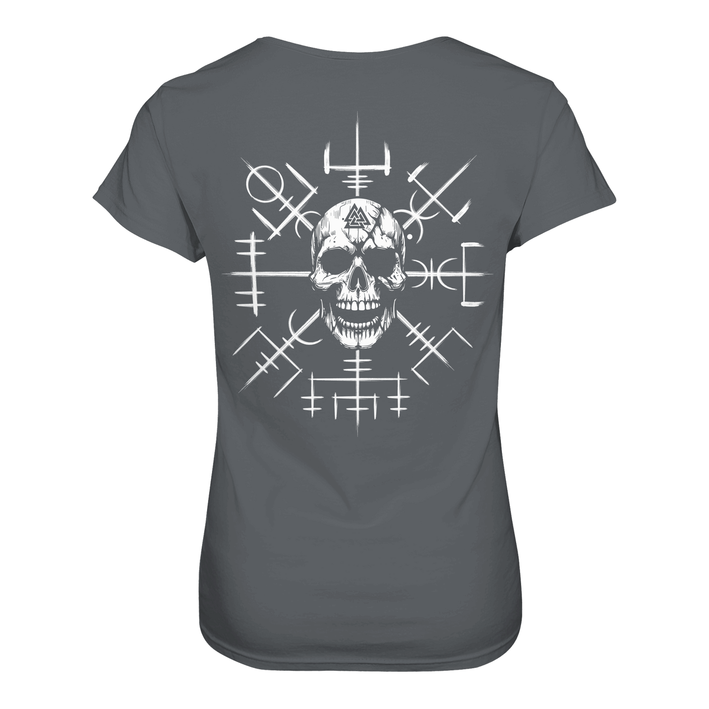 Viking Compass Skull - Ladies Premium Shirt