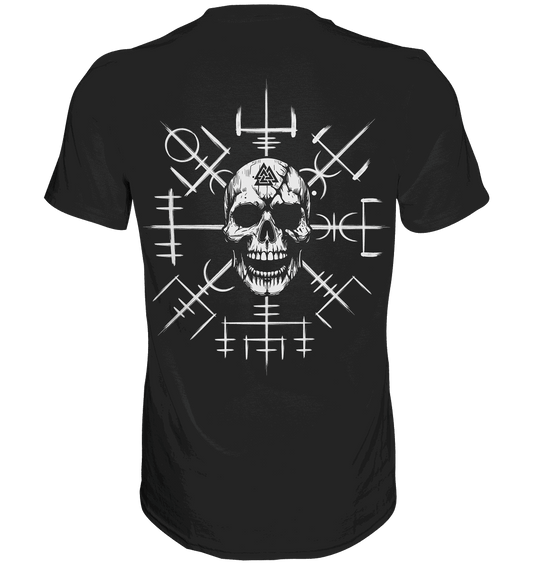 Viking Compass Skull - Mystisches Totenkopf Premium Shirt