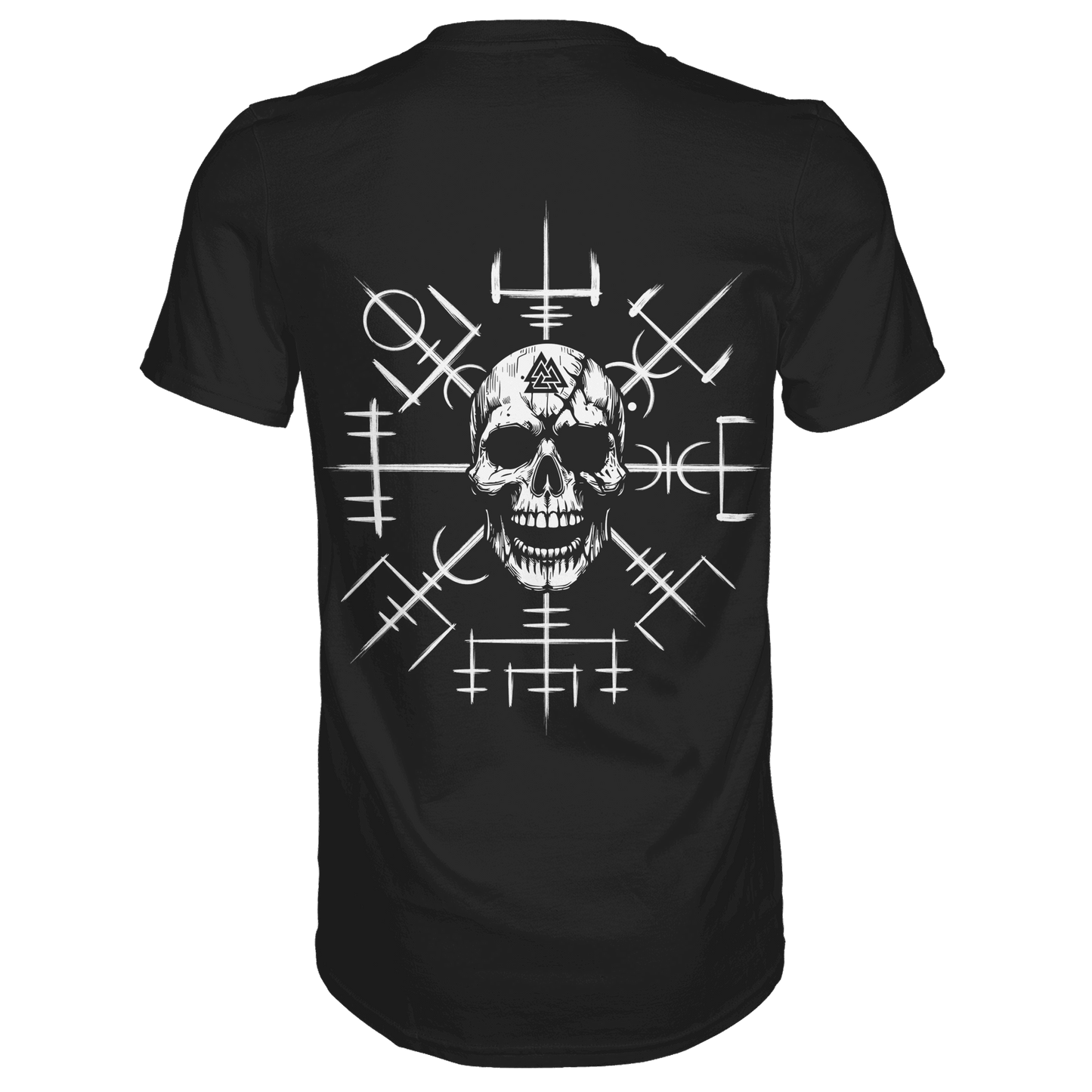 Viking Compass Skull - Mystisches Totenkopf Premium Shirt