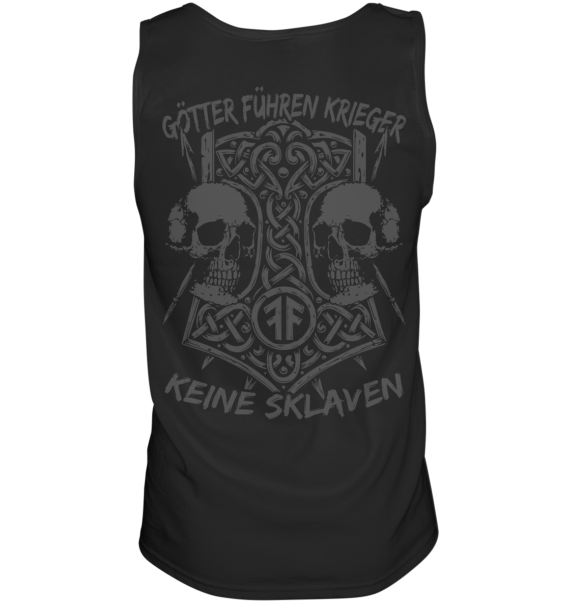 GÖTTER FÜHREN KRIEGER - Wikinger Tank-Top Männer Odin