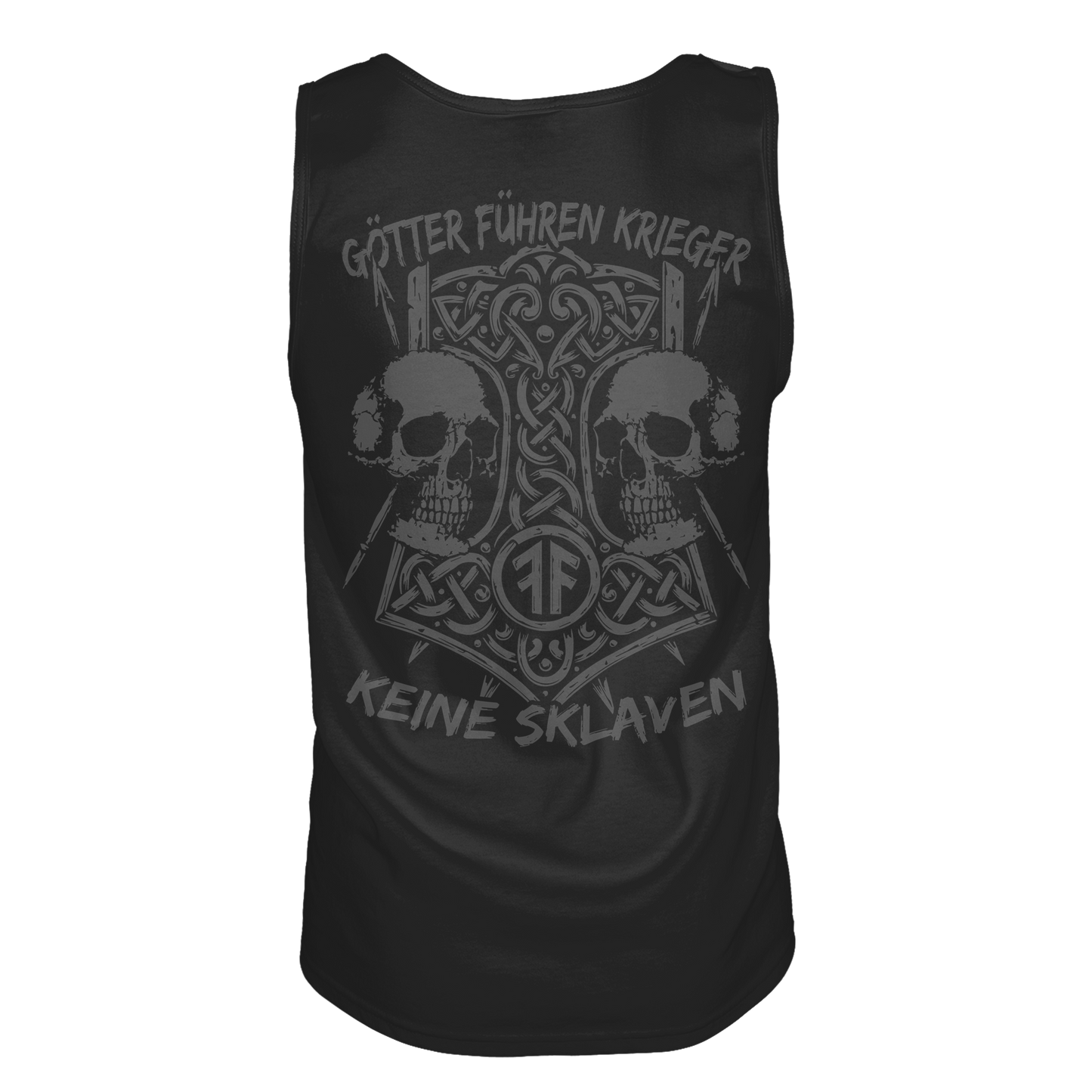 GÖTTER FÜHREN KRIEGER - Wikinger Tank-Top Männer Odin