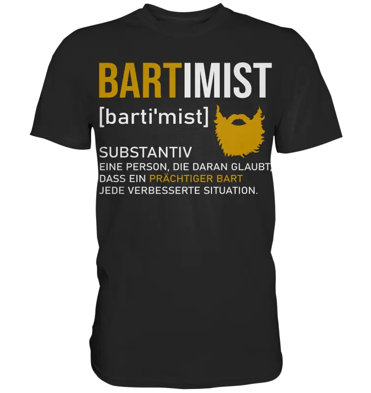 Bartimist - Herren Shirt - Black / XS - Unisex-Shirts