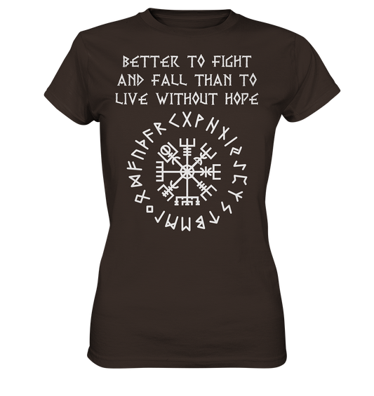 Better to Fight - Damen Shirt - Brown / XS - Lady-Shirts