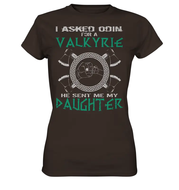 Daughter - Damen Premium Shirt - Brown / XS - Lady-Shirts