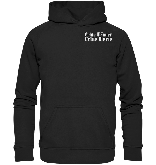 Echte Männer Echte Werte - Unisex Hoodie - Deep Black / XS - Hoodies