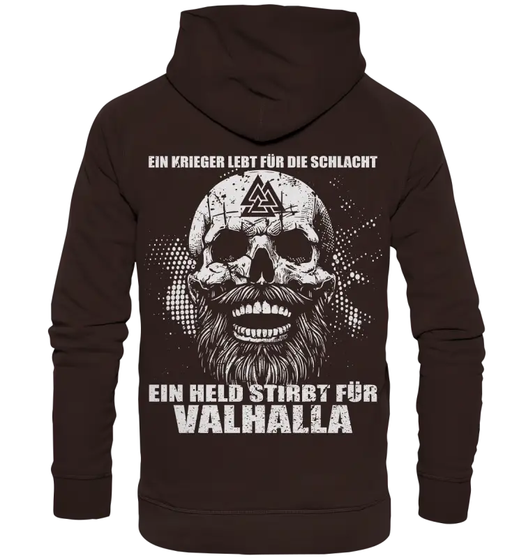 ein Held stirbt für Valhalla - Unisex Hoodie - Donnerwolf
