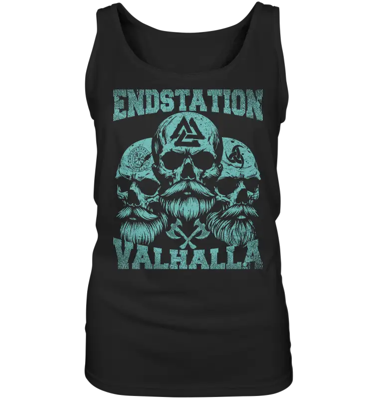 Endstation Valhalla - Damen Tank-Top - Black / S - Tank-Tops
