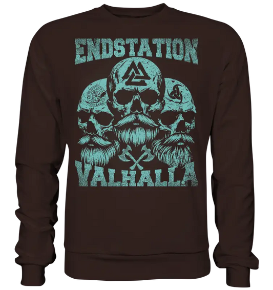 Endstation Valhalla - Unisex Sweatshirt - Hot Chocolate / XS - Sweatshirts