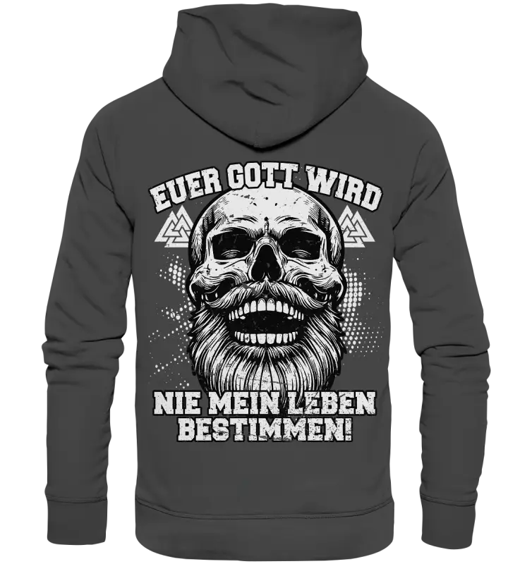 Euer Gott - Organic Basic Hoodie - Donnerwolf