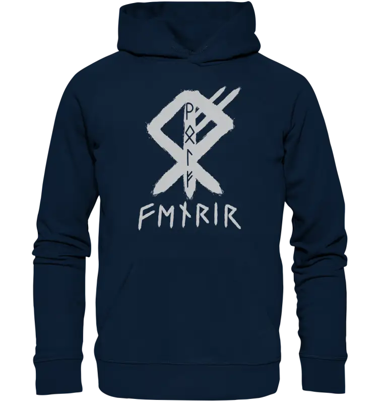 Fenris Wolfsrune - Organic Basic Hoodie - Donnerwolf