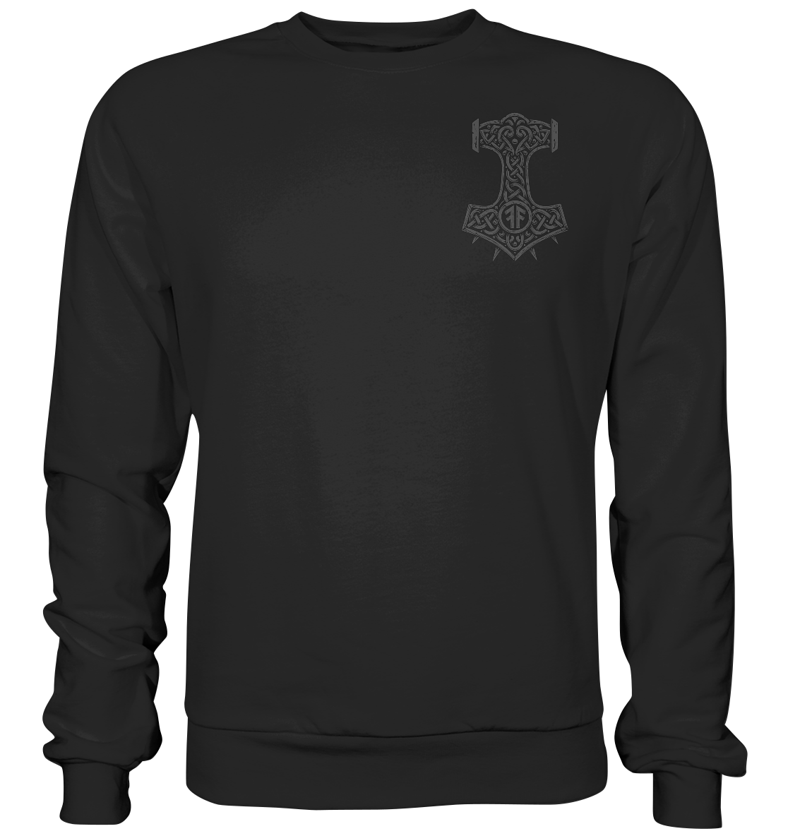 GÖTTER FÜHREN KRIEGER - Wikinger Sweatshirt Männer Odin