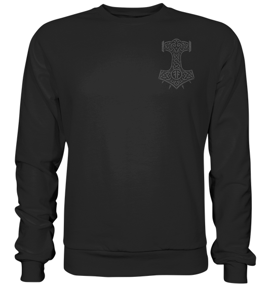 GÖTTER FÜHREN KRIEGER - Wikinger Sweatshirt Männer Odin