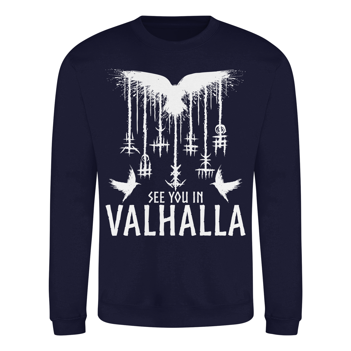 See you in Valhalla Raben - Basic Sweatshirt