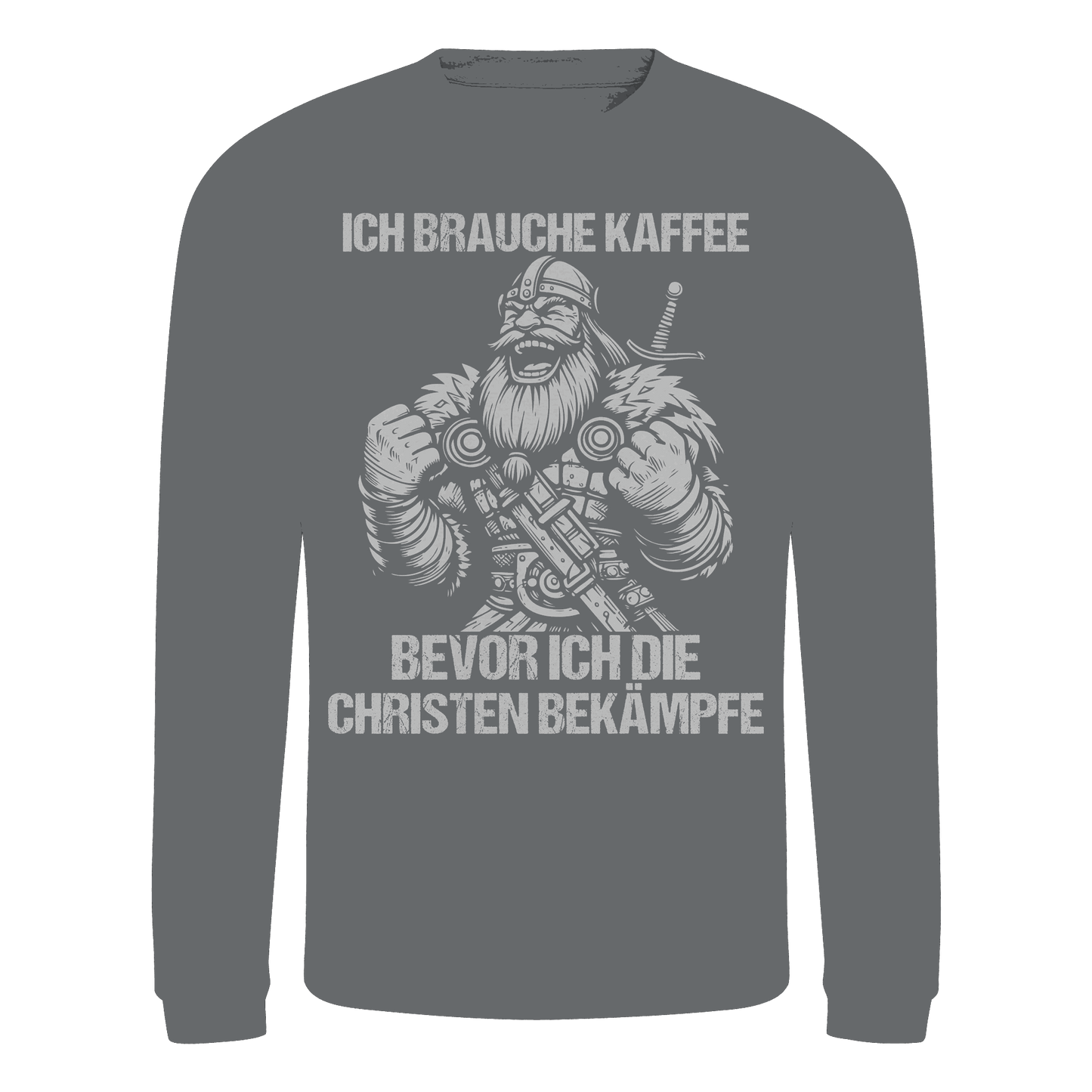 Ich brauche Kaffee - Basic Sweatshirt