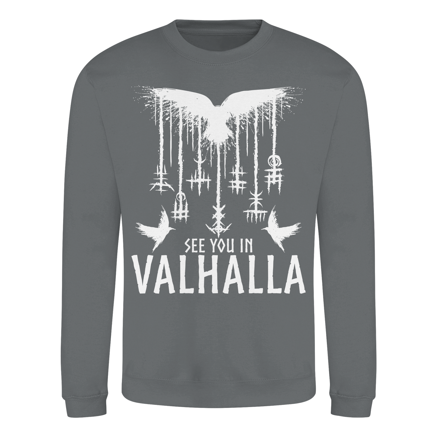 See you in Valhalla Raben - Basic Sweatshirt