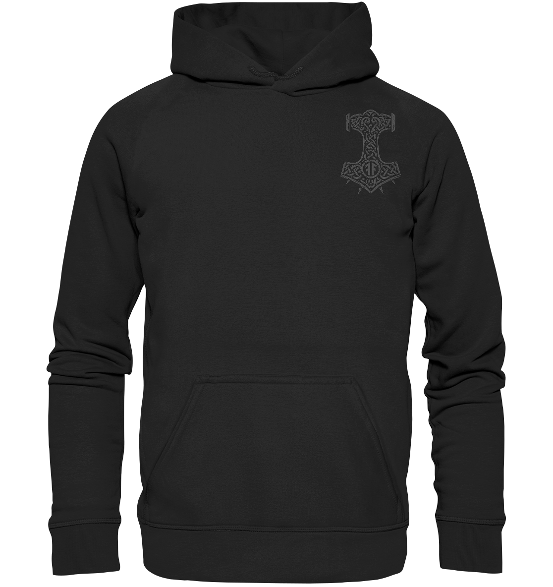 GÖTTER FÜHREN KRIEGER - Wikinger Hoodie Männer Odin