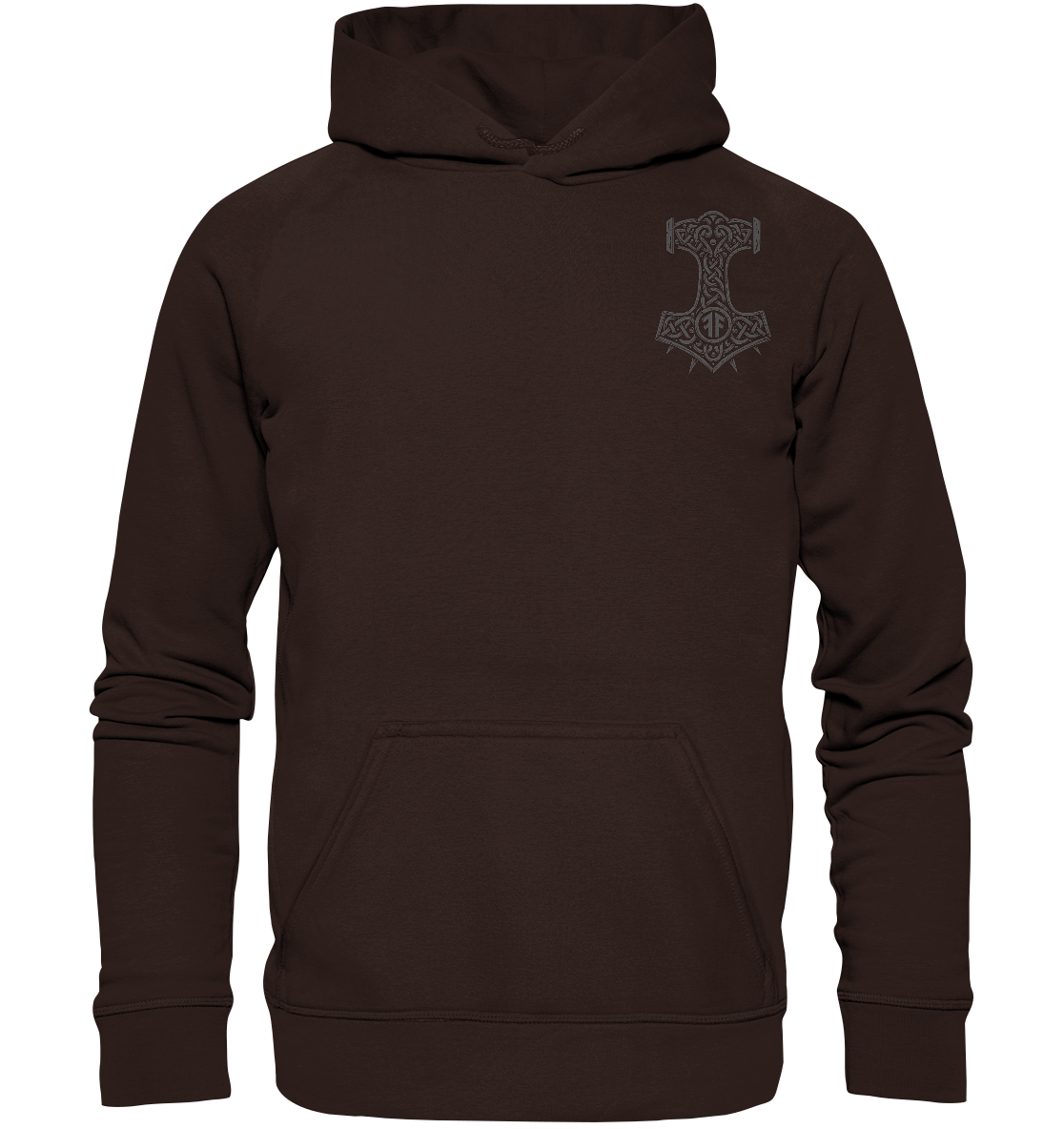 GÖTTER FÜHREN KRIEGER - Wikinger Hoodie Männer Odin