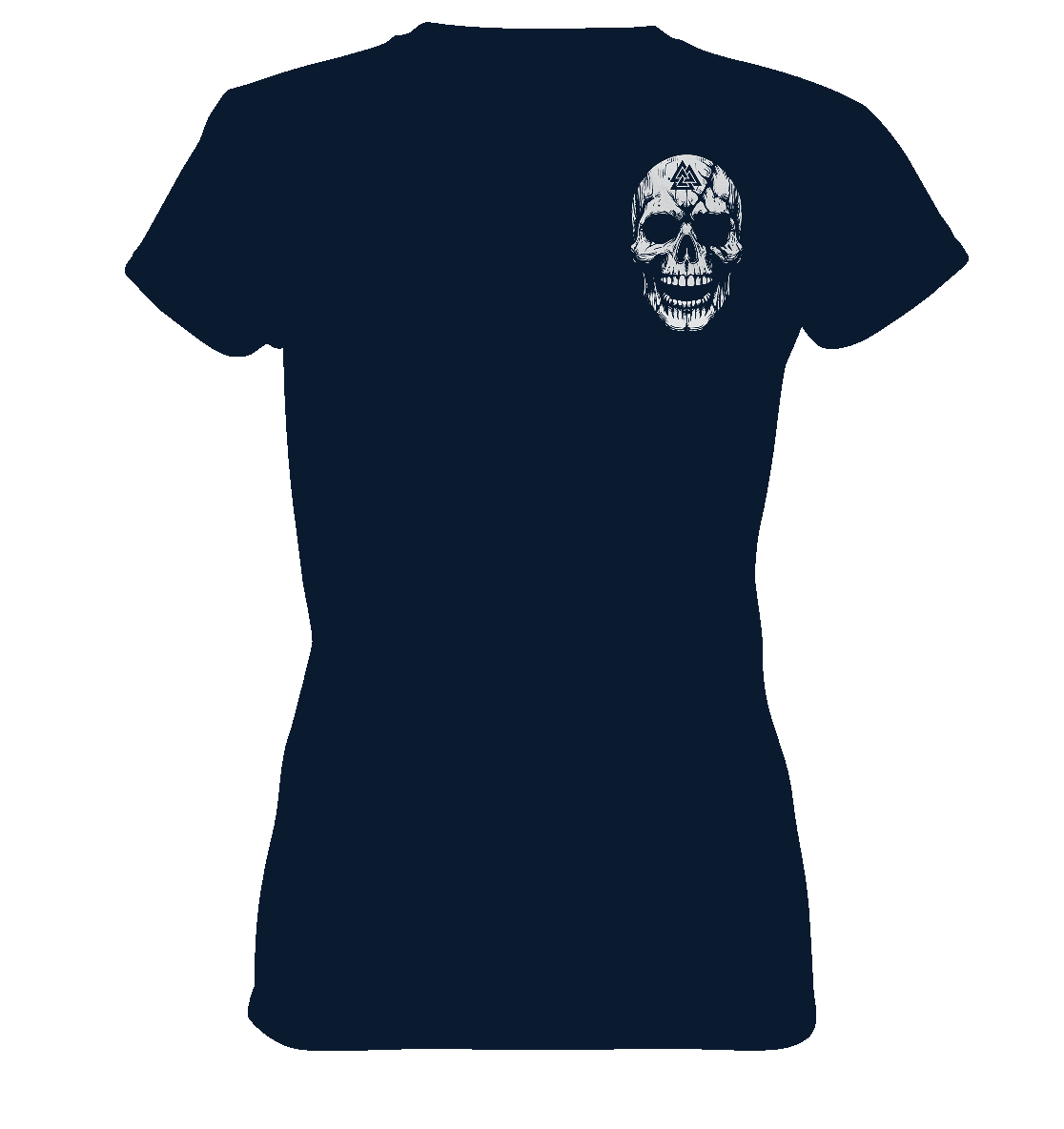 Viking Compass Skull - Ladies Premium Shirt