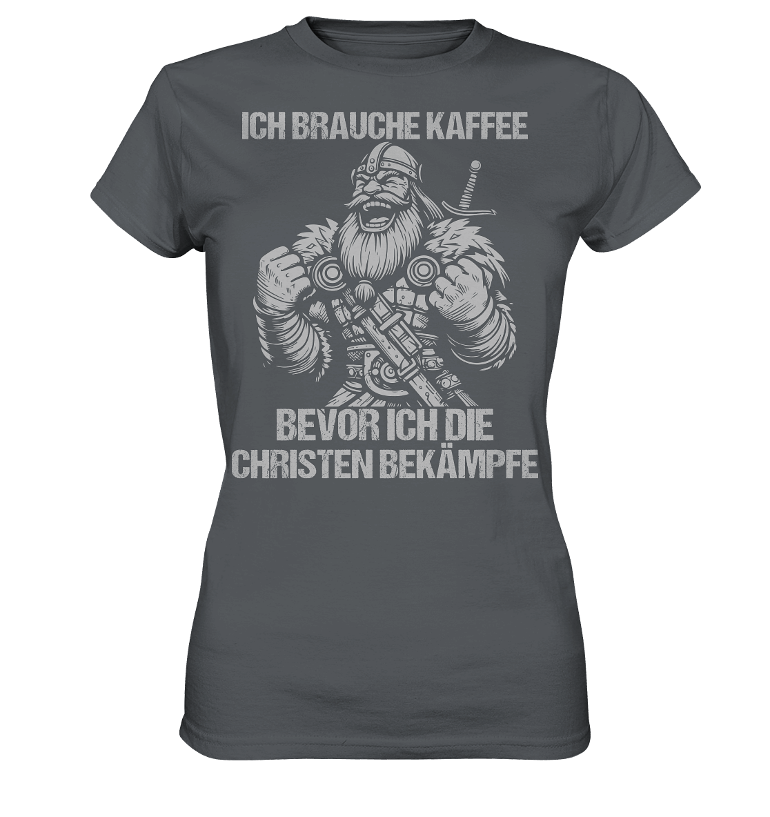 Ich brauche Kaffee - Ladies Premium Shirt
