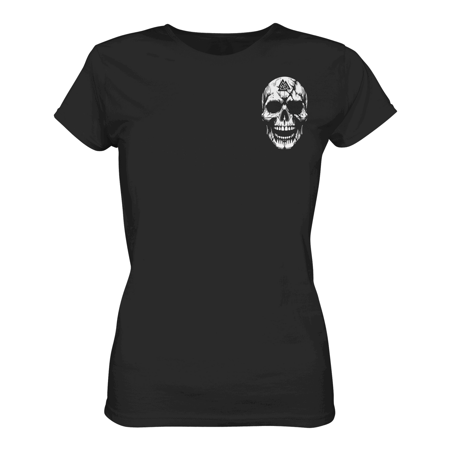 Viking Compass Skull - Ladies Premium Shirt