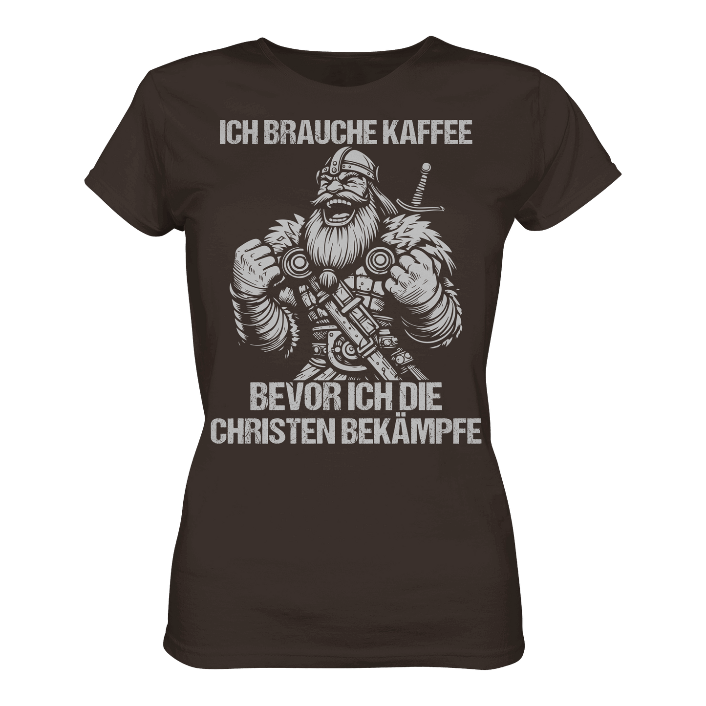Ich brauche Kaffee - Ladies Premium Shirt