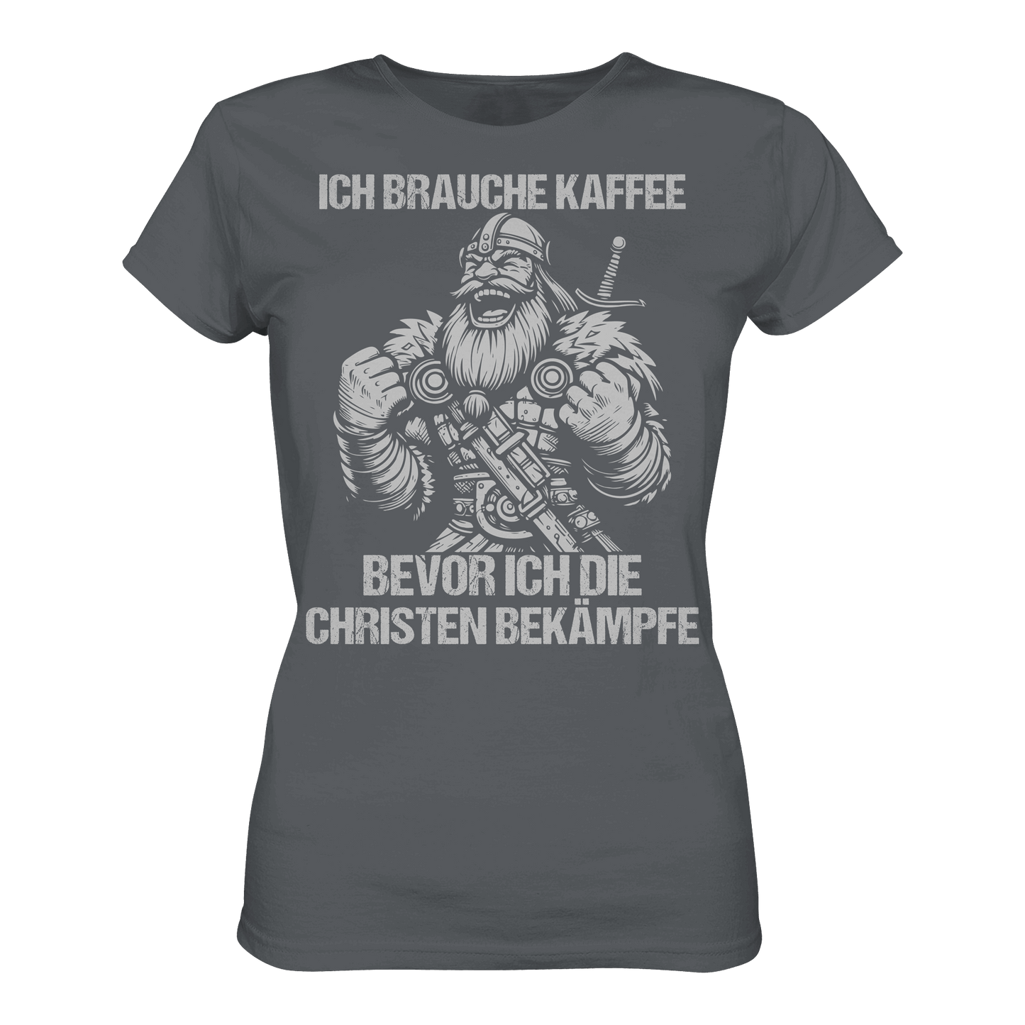 Ich brauche Kaffee - Ladies Premium Shirt