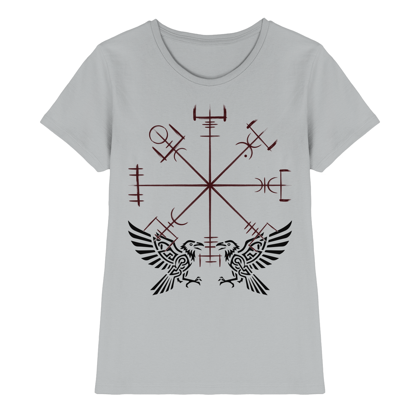 MYSTERIÖSES SYMBOL - Wikinger T-Shirt Damen Premium Runen