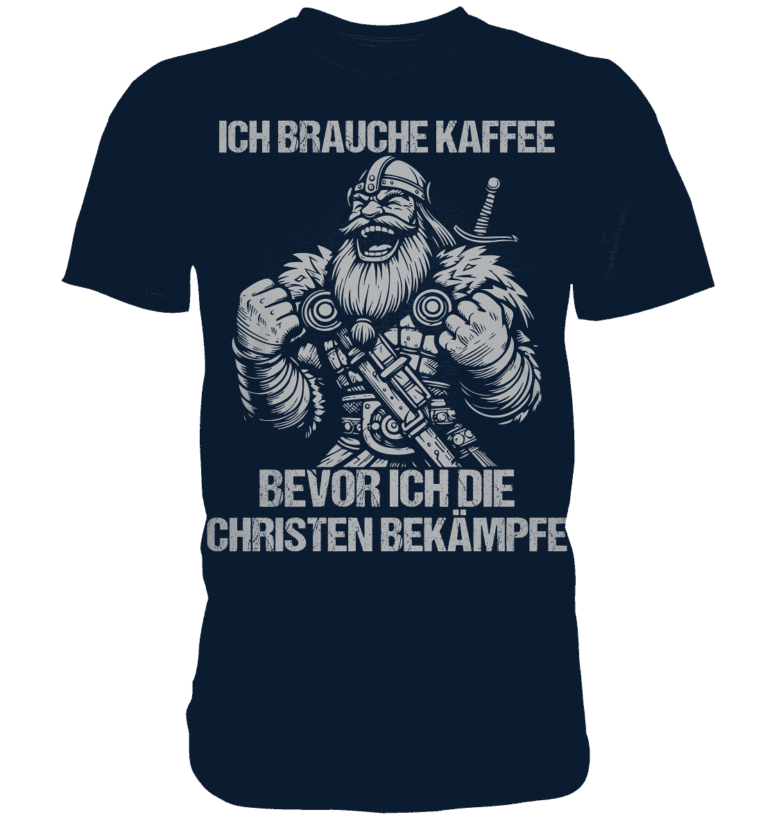 Ich brauche Kaffee - Premium Shirt