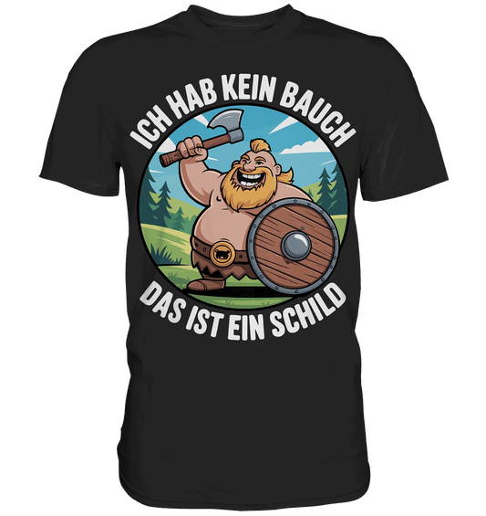 Das ist mein Schild - Wikinger T-Shirt Männer Beschützer Premium