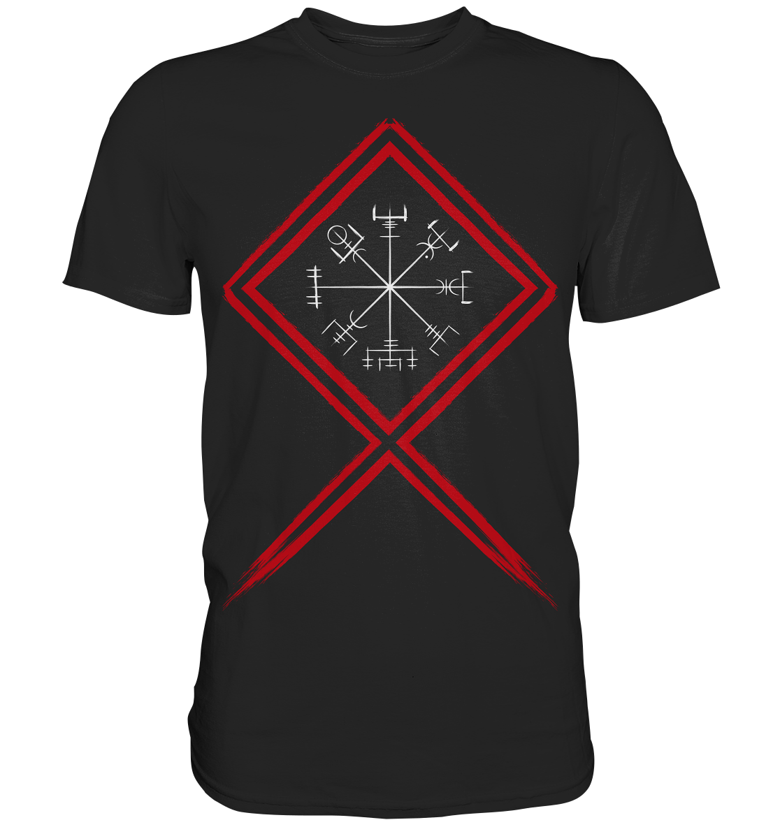 Vegvisir Othala-Rune - Wikinger T-Shirt Männer Nordische Mythologie Premium