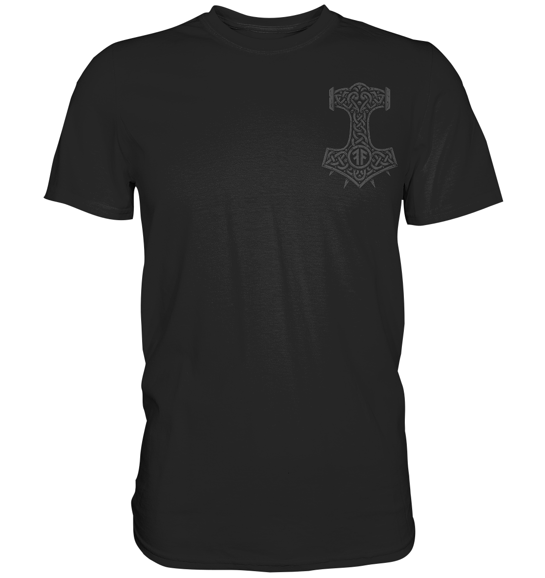 GÖTTER FÜHREN KRIEGER - Wikinger T-Shirt Männer Odin Premium
