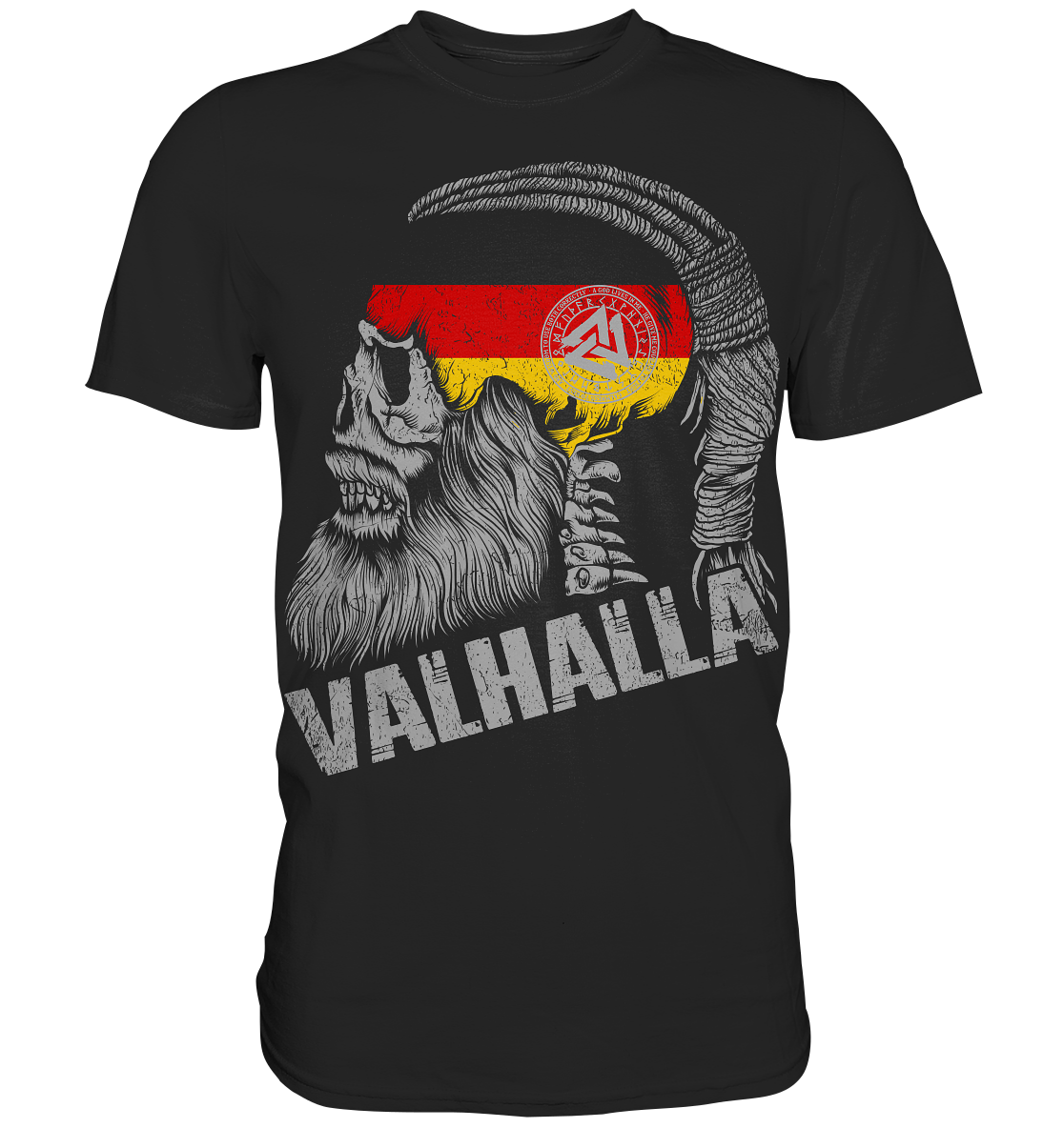 Valhalla Germany - Wikinger T-Shirt Männer Deutschland Premium