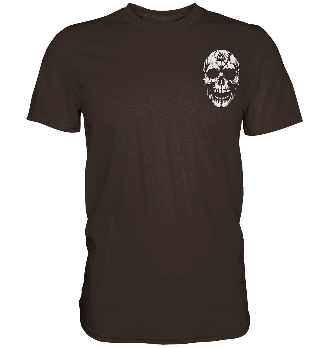 Viking Compass Skull - Mystisches Totenkopf Premium Shirt
