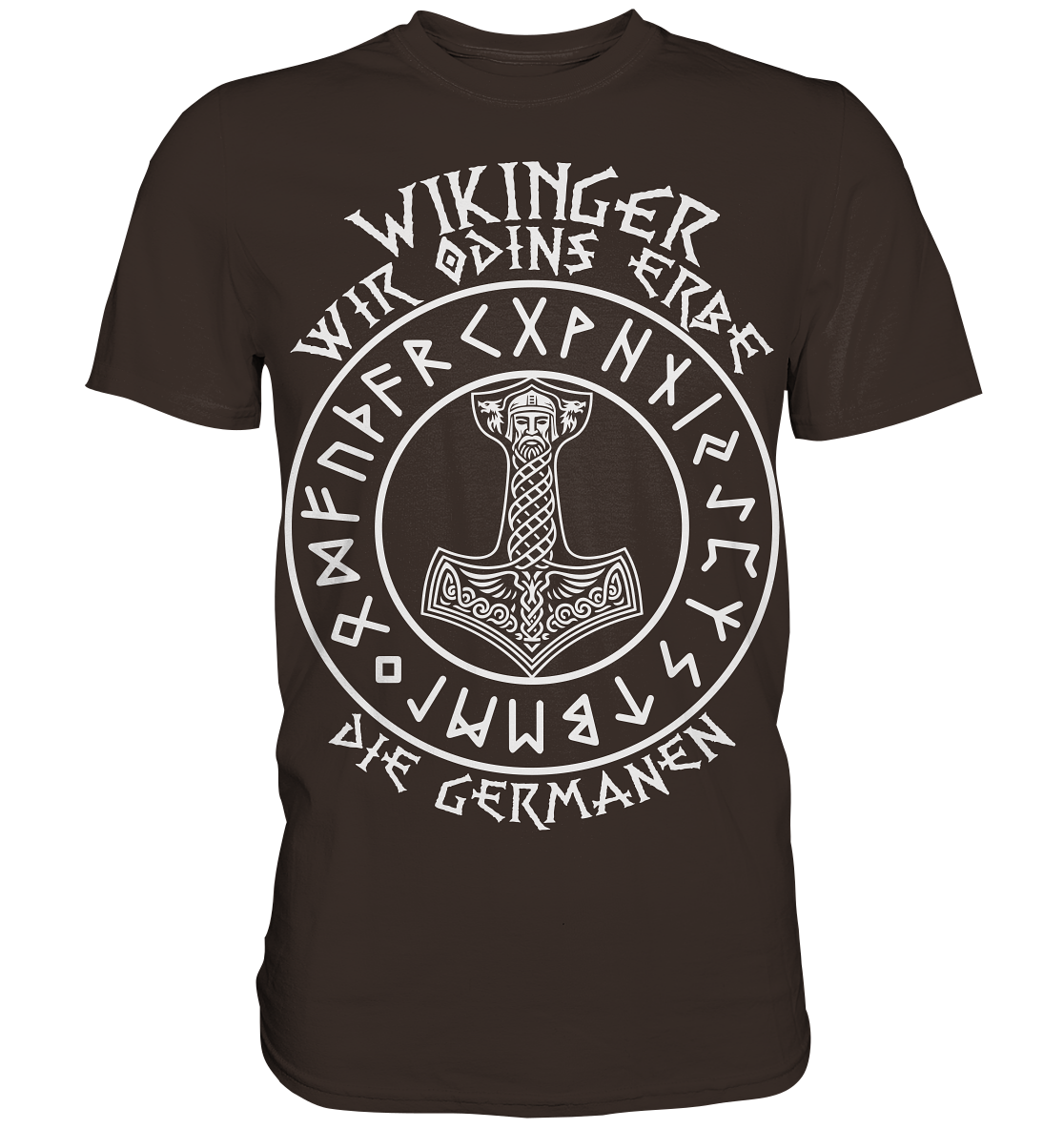 ODINS ERBE - Wikinger T-Shirt Männer Premium Allvater