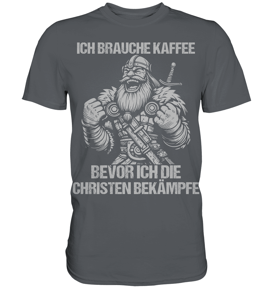 Ich brauche Kaffee - Premium Shirt