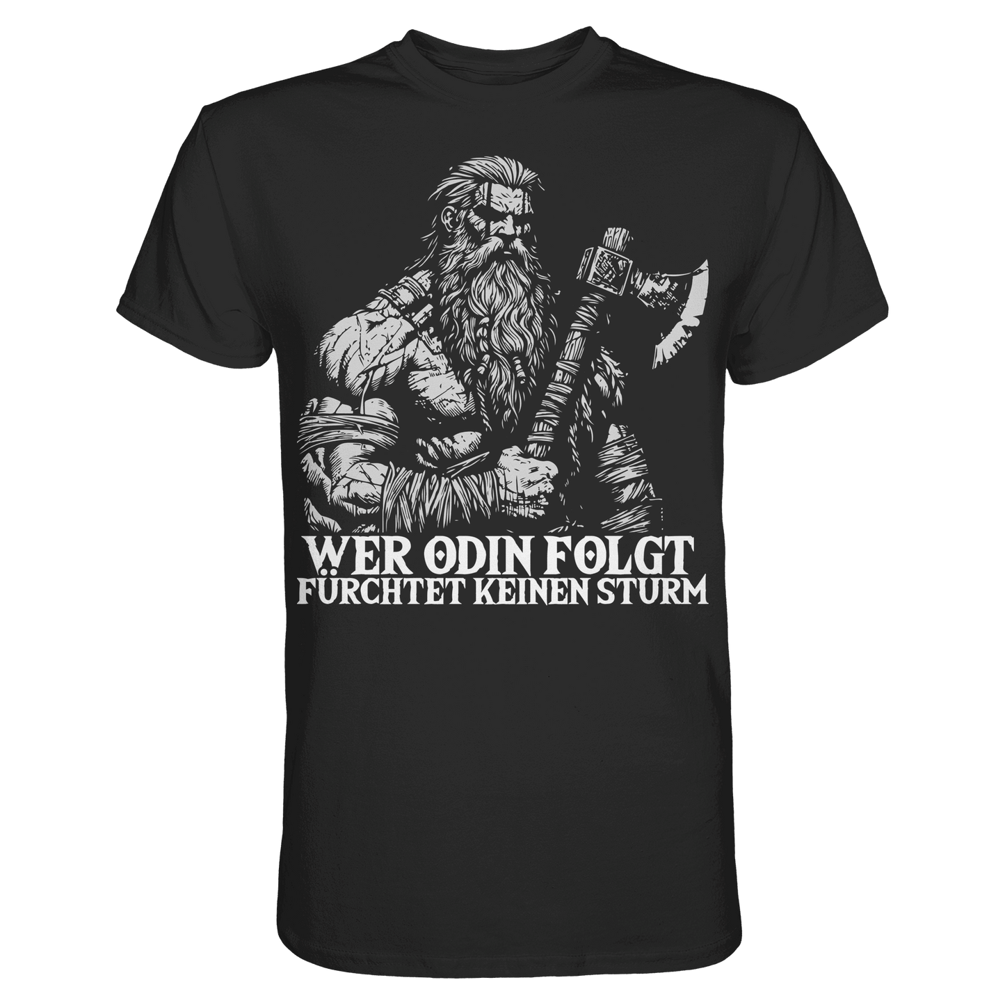 Folge Odin! - Wikinger T-Shirt Männer Premium