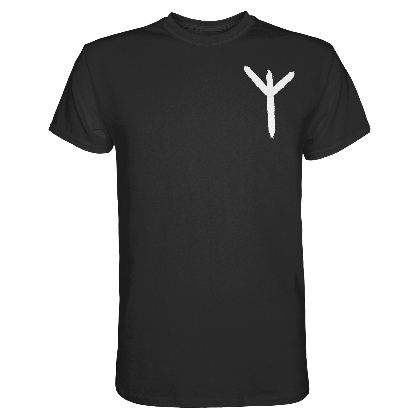 Algiz Rune - Wikinger T-Shirt Männer Schutz Premium