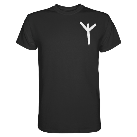 Algiz Rune - Wikinger T-Shirt Männer Schutz Premium