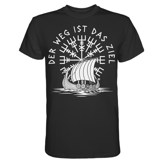 DER WEG IST DAS ZIEL - Wikinger T-Shirt Männer Premium Reise