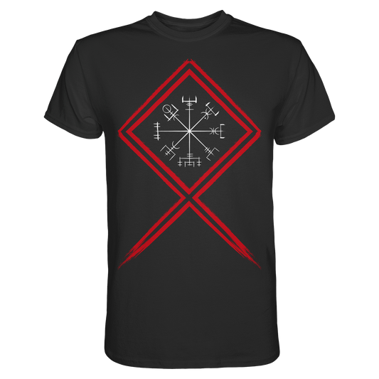 Vegvisir Othala-Rune - Wikinger T-Shirt Männer Nordische Mythologie Premium