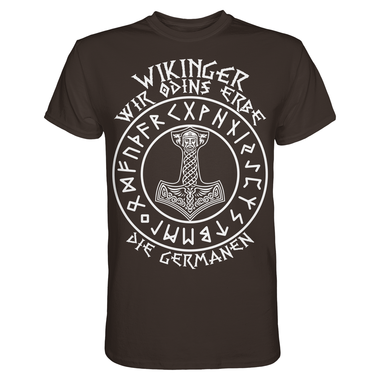 ODINS ERBE - Wikinger T-Shirt Männer Premium Allvater