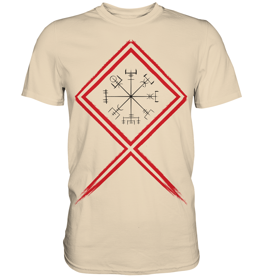 Vegvisir Othala-Rune - Wikinger T-Shirt Männer Nordische Mythologie Premium