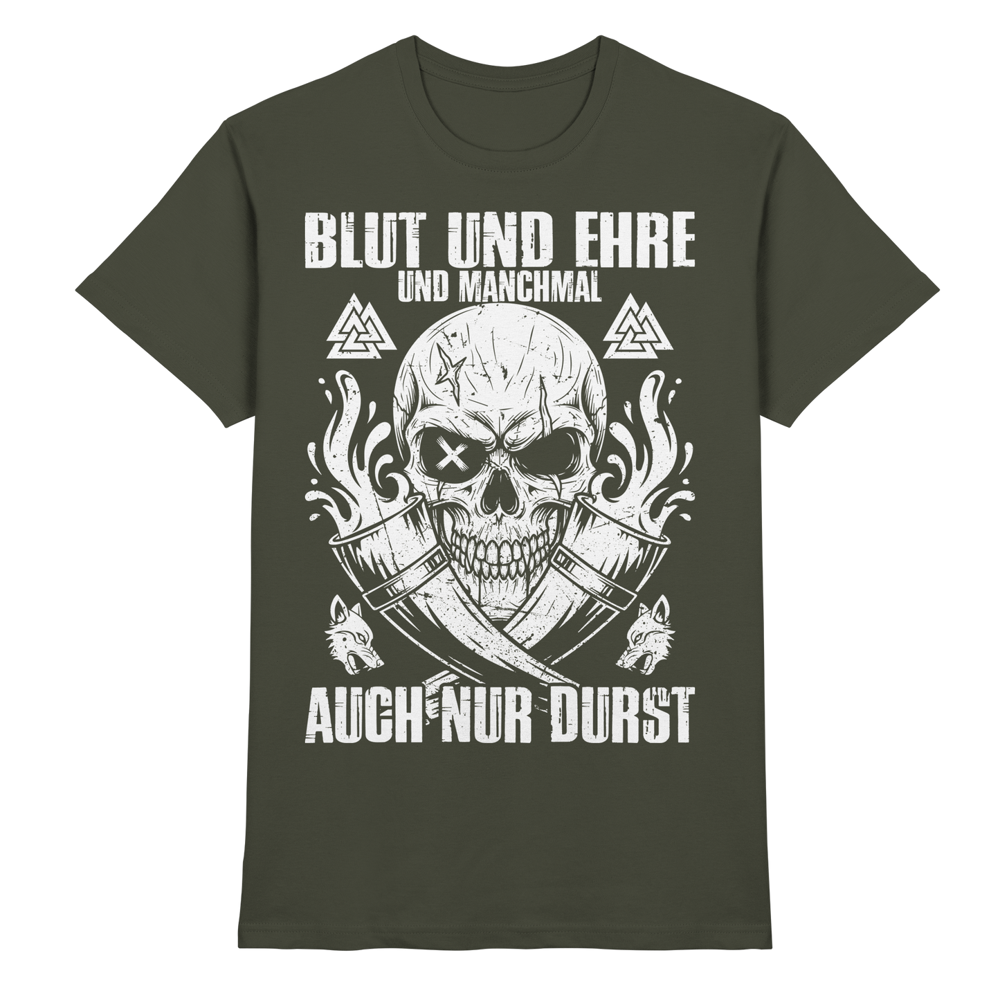 BLUT UND EHRE - Wikinger T-Shirt Männer Premium Krieger