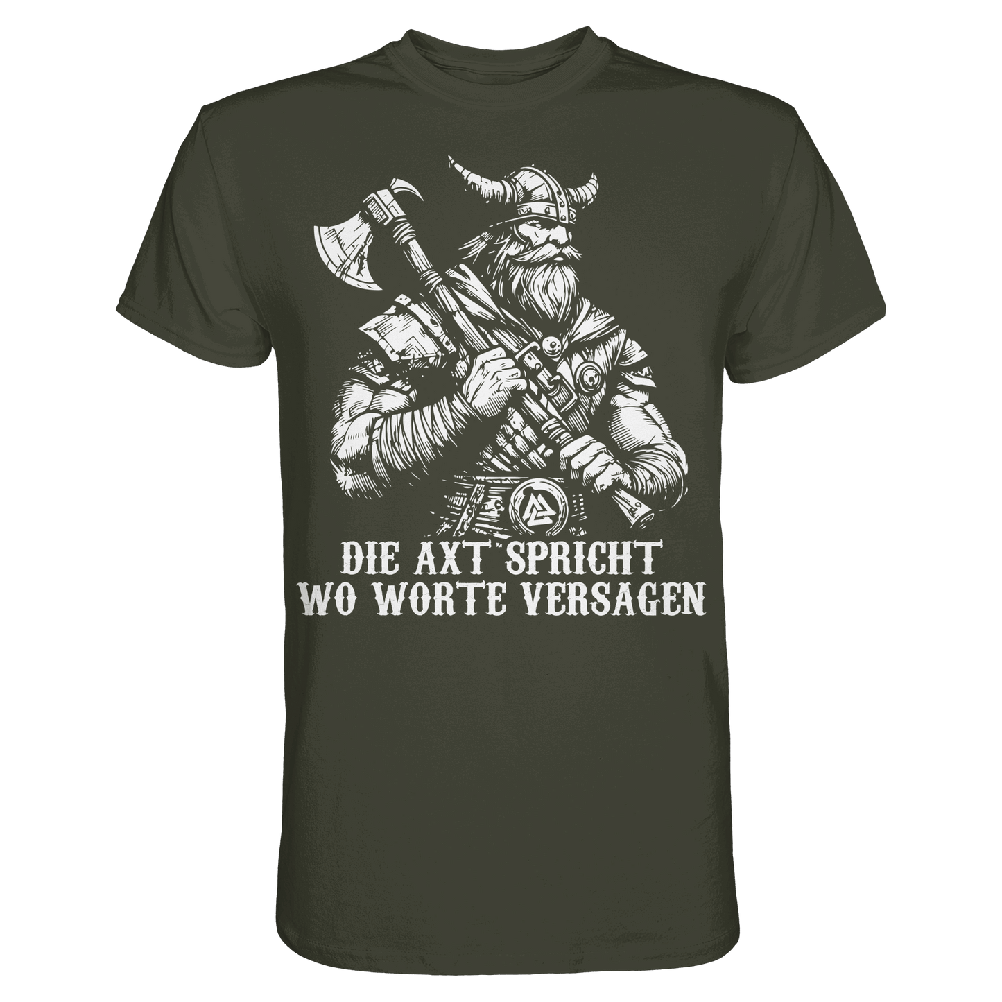 Die Axt spricht - Wikinger T-Shirt Männer Premium