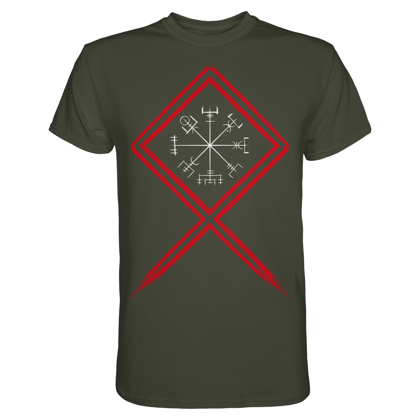 Vegvisir Othala-Rune - Wikinger T-Shirt Männer Nordische Mythologie Premium