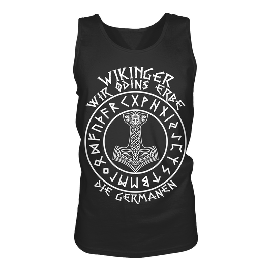 ODINS ERBE - Wikinger Tank-Top Männer Allvater Relaxed