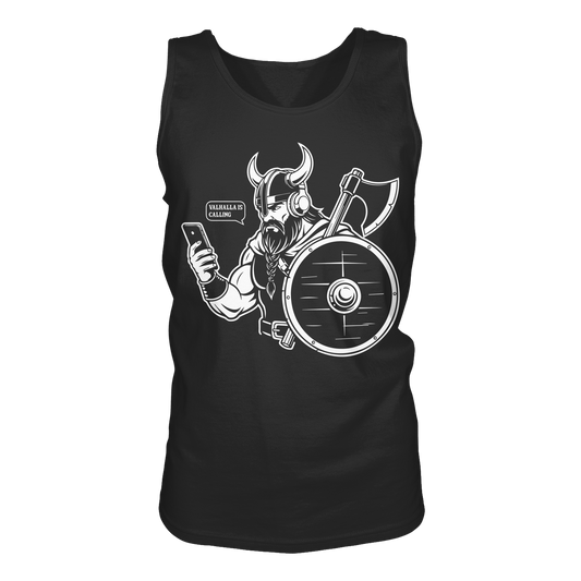 WER RUFT DA AN - Wikinger Tank-Top Männer Relaxed Störung